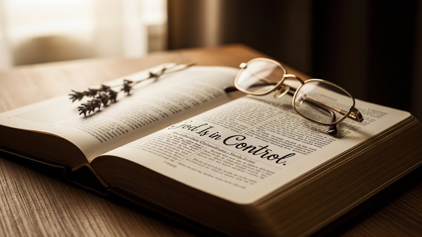 God Is in Control Book of scriptures Verse