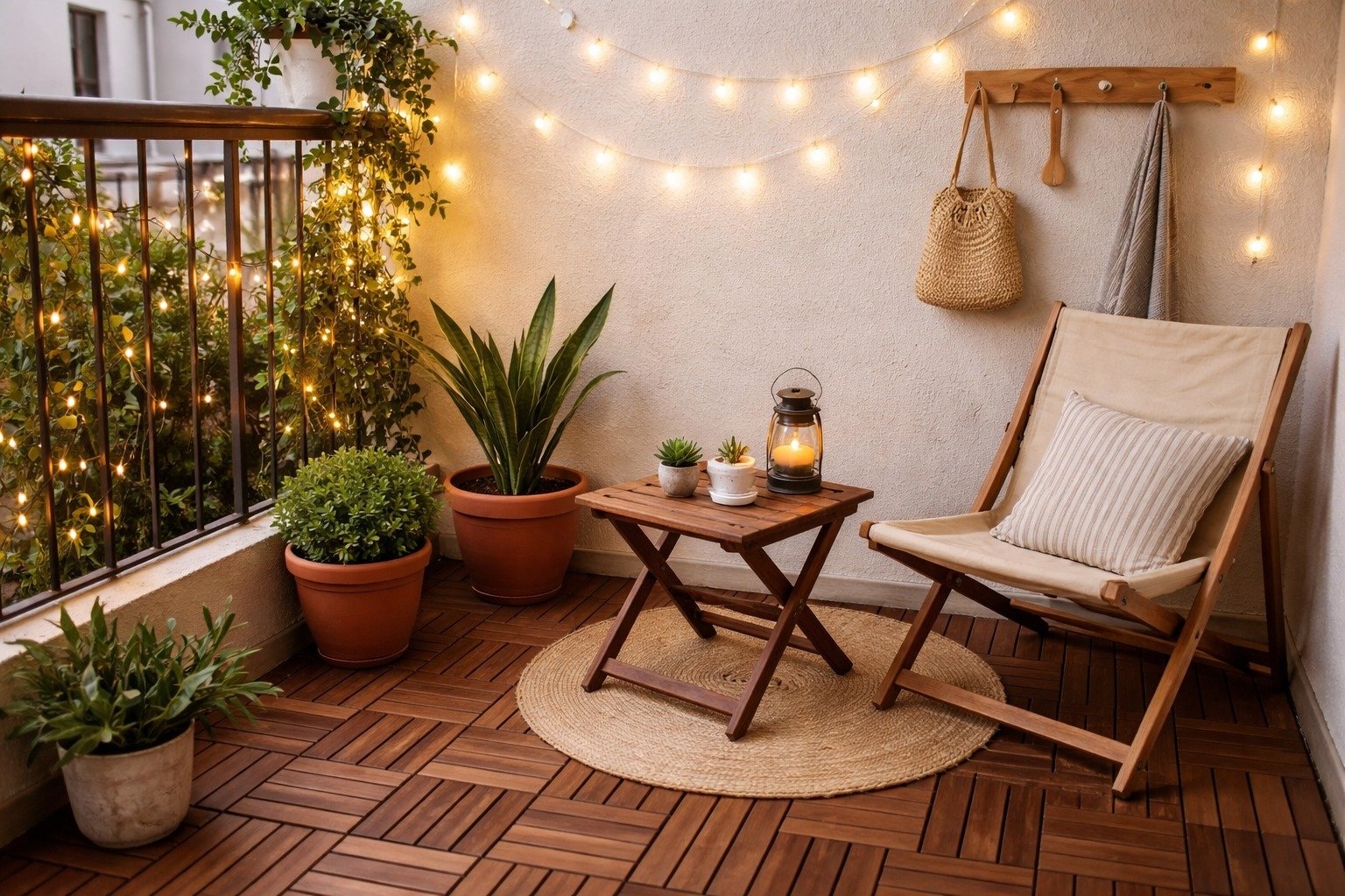 "Small balcony makeover ideas for Indian apartments"