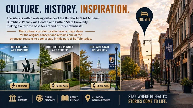 Hotel Henry Urban: Buffalo's Historic Landmark Explained 2 Location and Nearby Attractions