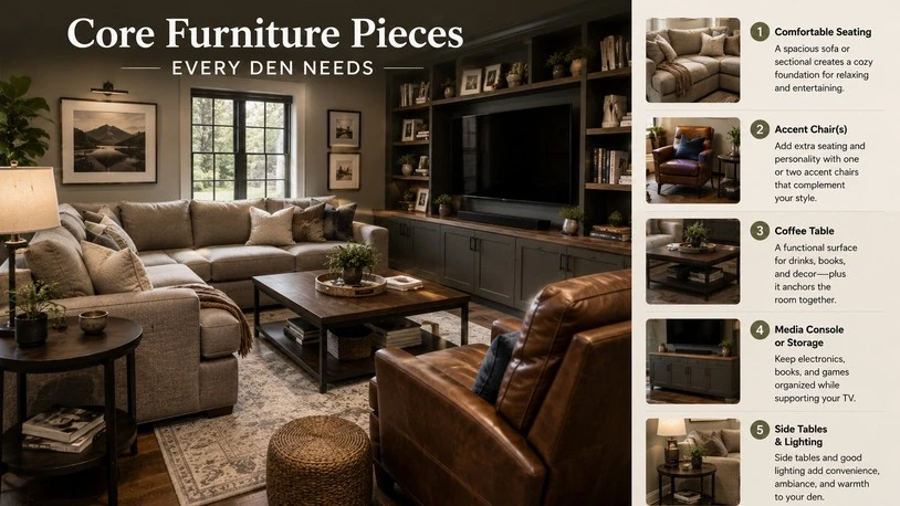 Core Furniture Pieces Every Den Needs