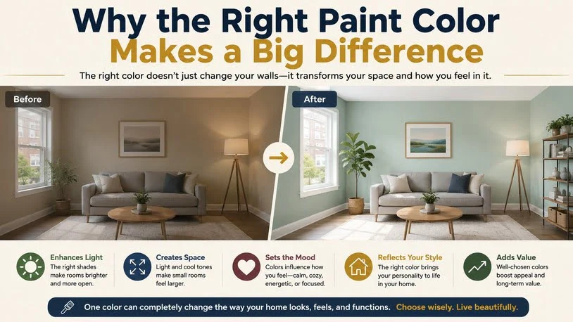Best Paint Colors for Small Apartments Guide 2026 1 Why the Right Paint Color Makes a Big Difference