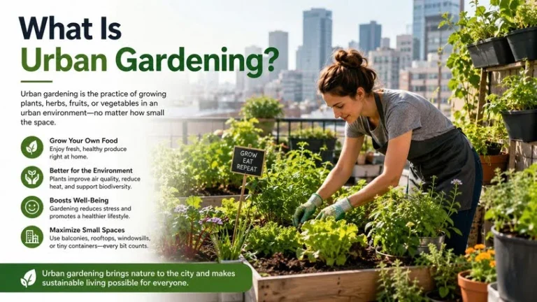 What Is Urban Gardening