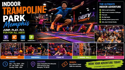 Indoor Trampoline Park Memphis