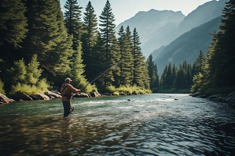 Utah Travel Guide 2026: Everything You Need Before Visiting Utah’s Mighty 5 7 Angler fly fishing in a mountain river near Park City, Utah